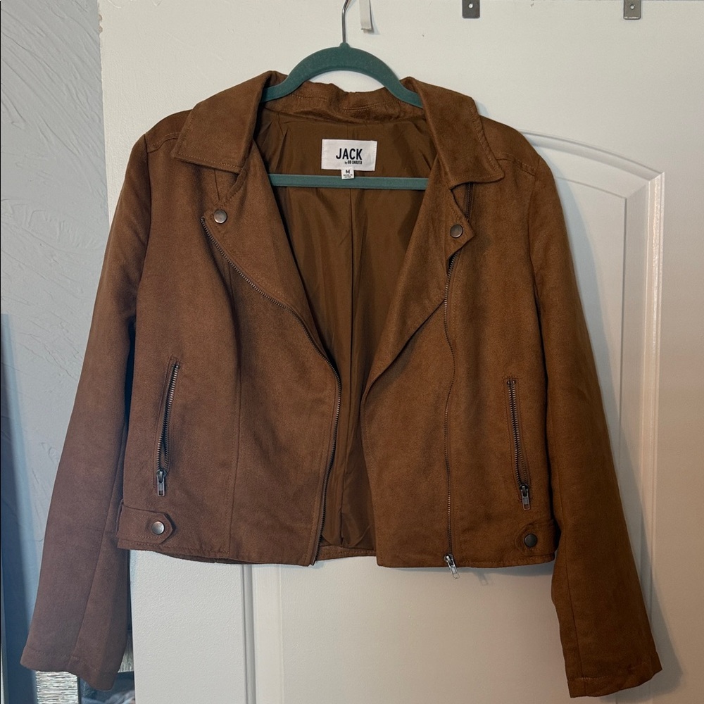 Jack by BB Dakota Women's Brown Suede Jacket